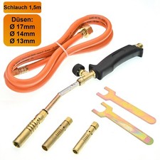Gasbrenner 2 kW Dachbrenner Gaslötgerät Abflammgerät Brenner 3 Düse Gasbrenner