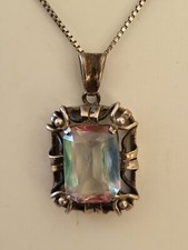 Jugendstil silber anhänger - jugendstil,