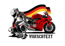 Motorrad auto aufkleber - motorrad, aufkleber-racing
