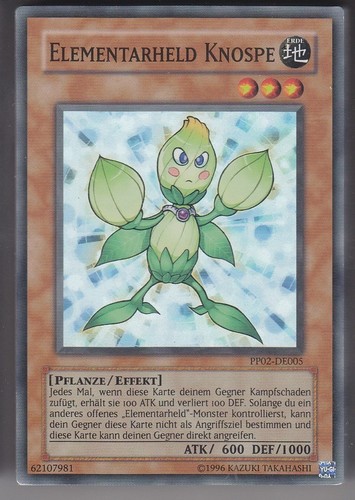 Elementarheld knospe - yu-gi-oh,
