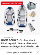 Schlauchboot mit Motor