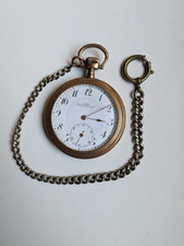 taschenuhr retro Vintage Nomos Guido Müller 50/60er Jahre mit Kette Gebraucht