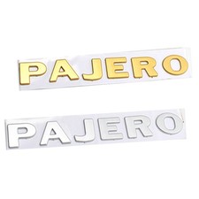 Für Mitsubishi Pajero Schriftzug Embleme Aufkleber Logo Flache Badge Auto NEW