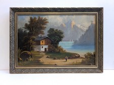 Ölgemälde 19. Jh BERGSEE