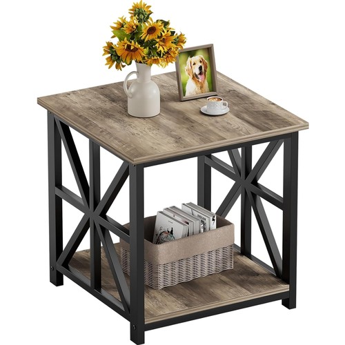 Beistelltisch 50x50 grau - beistelltisch,