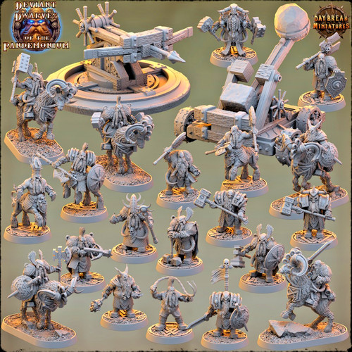 Fantasy chaoszwerge 28mm resin - fantasy,