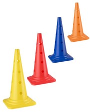 4 x Kombi Kegel 50 cm hoch Pylonen Kegel Hütchen in 4 Farben