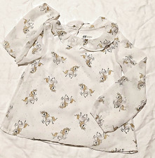 Mädchen bluse 122 - h&m, einhorn
