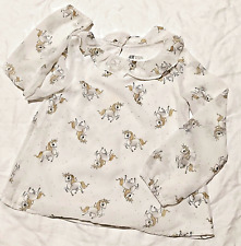 H&M Mädchen Bluse 122 Einhorn