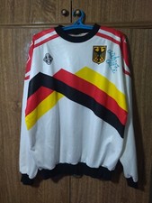 Deutschland Nationalmannschaft Tackla Eishockey Pullover 80er Autogramm #17 Herren Gr. XL