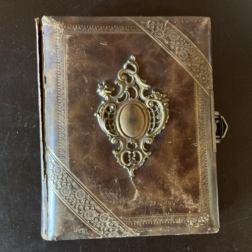 Antikes fotoalbum jugendstil - fotoalbum,
