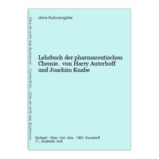 Lehrbuch der pharmazeutischen
