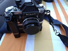 Nikon F2 mit NIKKOR 50 mm 1 : 1,4 / MD2 Motor, MB1 Motor Drive und SIGMA ZOOM