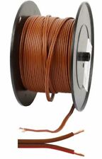 10m LAUTSPRECHERKABEL BOXENKABEL  KABEL AUTOKABEL FLKZ 2x1,50mm² ROT BRAUN 