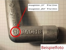 Ansaugstutzen 15mm TUNING Sachs Motor Hercules Prima M P S 2 3 4 5 Optima Ass P3