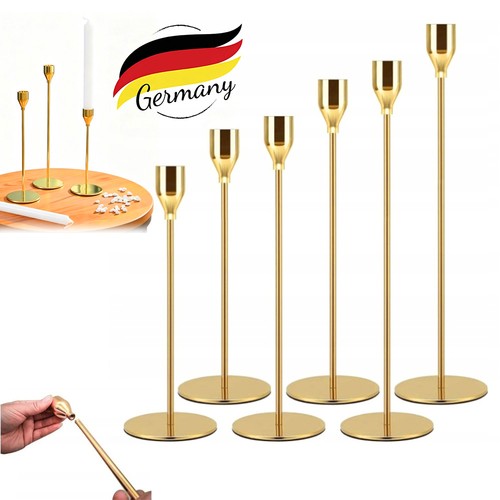 Kerzenständer gold set - gold, 6-set