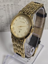 Cavadini CV-742 Herrenuhr Goldfarben Sapphire Coated