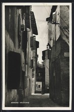 Ansichtskarte Grado, Gasse in der Altstadt 1931 