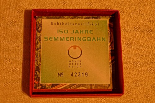Silbermünze 150 jahre - 150,