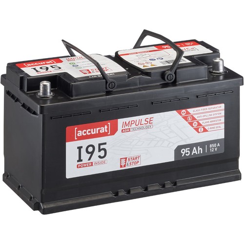 Agm autobatterie 95ah - agm, 12v