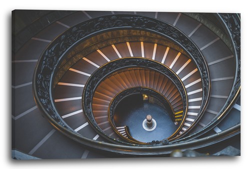 Wandbild wendel treppe wie - wendel-treppe,