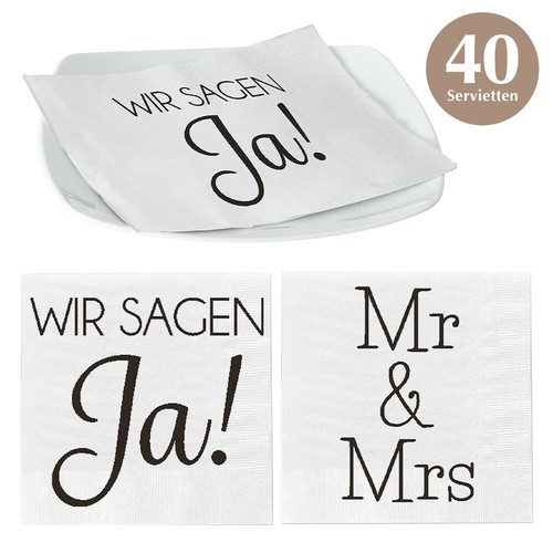 40er set hochzeit - 40er,