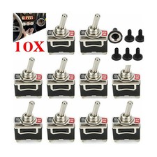 10Stk Kippschalter 2 Pin 12V 24V 220V 230V 15A 10Stk Kippschalter Auto KFZ Boot