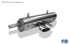  Sportauspuff mittig Porsche