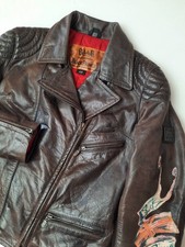 Belstaff Black Prince Limited Edition Damen Leder Braun Biker Chiodo Jacke