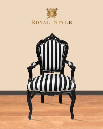 Barock stuhl zebra gestreift