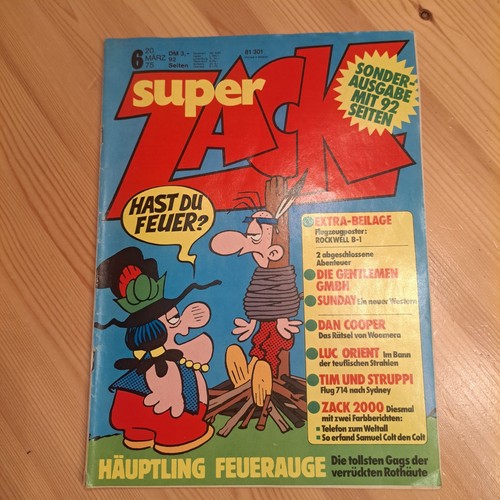 Comic zack heft - comic, 1975