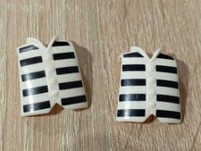 PLAYMOBIL X2 WESTEN GEFANGENER GEFANGENER WESTE POLIZEI AGENT GEFÄNGNIS GEFÄN...