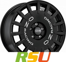 4x OZ Rally Racing gloss black