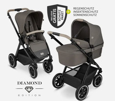 ABC Design Samba Kombi-Kinderwagen, Babyschale und Sportsitz inkl. XXL Zubehör
