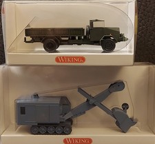MAN Gelände LKW Bundeswehr und  Menck Bagger Wiking 1:87 OVP