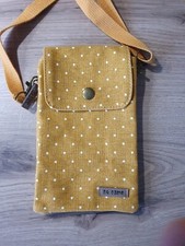 Crossbag Tasche Pünktchen Curry Neu ohne Etikett, mit Magnetknopf