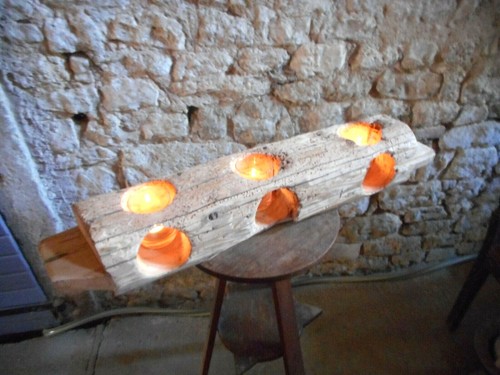 Windlicht unikat aus altem - aus,