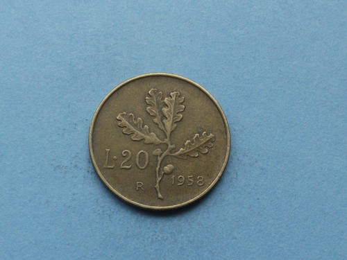 Italien lire 1958 - italien, 20