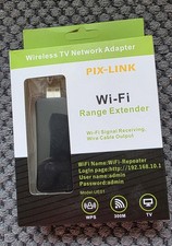 PIX-LINK Wi-Fi Range Extender Wireless TV Network Adapter / neuwertig
