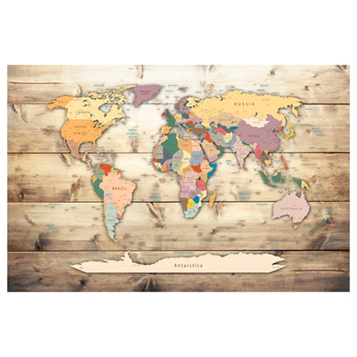 Korkbild the world - world, at