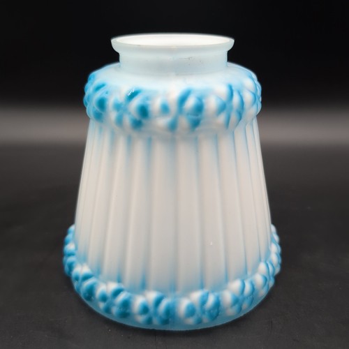 Antik glas lampenschirm blumen - glas,
