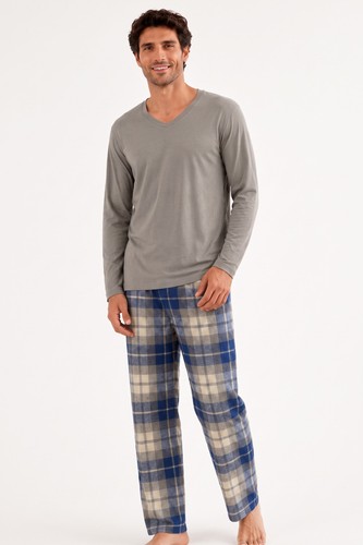 Herren schlafanzug pyjama - schlafanzug, pyjama-set