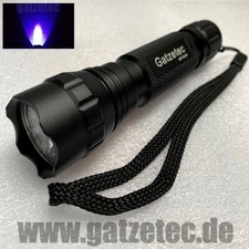 Gatzetec WF-501 B Hochleistungs UV LED Taschenlampe 365/395nm Schwarzlicht 2025