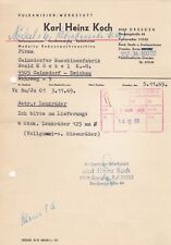 DRESDEN, Brief 1969, Karl-Heinz Koch Vulkanisier-Werkstatt