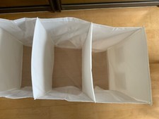 Ikea Aufbewahrungsregal Skubb mit 6 Fächern weiß ca 35x45x125 cm, wie Neu