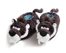 NICI Säbelzahntiger Plüsch Hausschuhe Textil Gr. 38-41