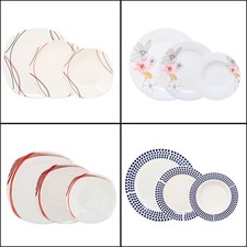 12 teiliges Geschirrset weiß