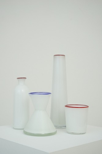 Holmegaard glasvasen - 4,