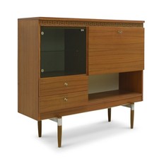 RETRO! Sideboard restauriert 70er Jahre um 1975 / 1980 Vitrinenschrank Highboard