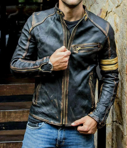 Herren motorrad biker vintage - motorrad,